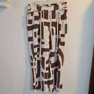 NWT Jules & Leopold Pull On Wide Leg Crop Pants